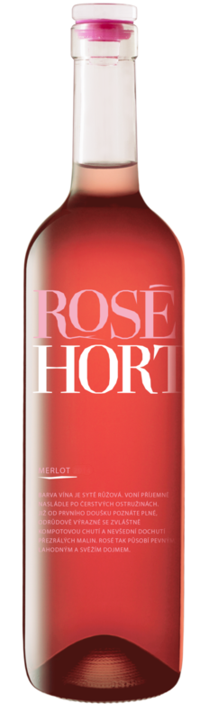 Hort Merlot Rosé Pozdní sběr 2019 0,75l 13%